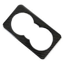 Load image into Gallery viewer, Carbon Fiber Car Rear Water Cup Frame Decorative Sticker for Jaguar F-PACE, Rear Water Cup Frame