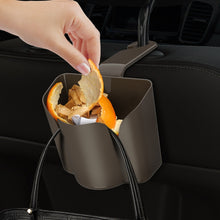 Load image into Gallery viewer, Car Back Seat Hook Trash Rubbish Garbage Can Mobile Phone Holder Storage Box