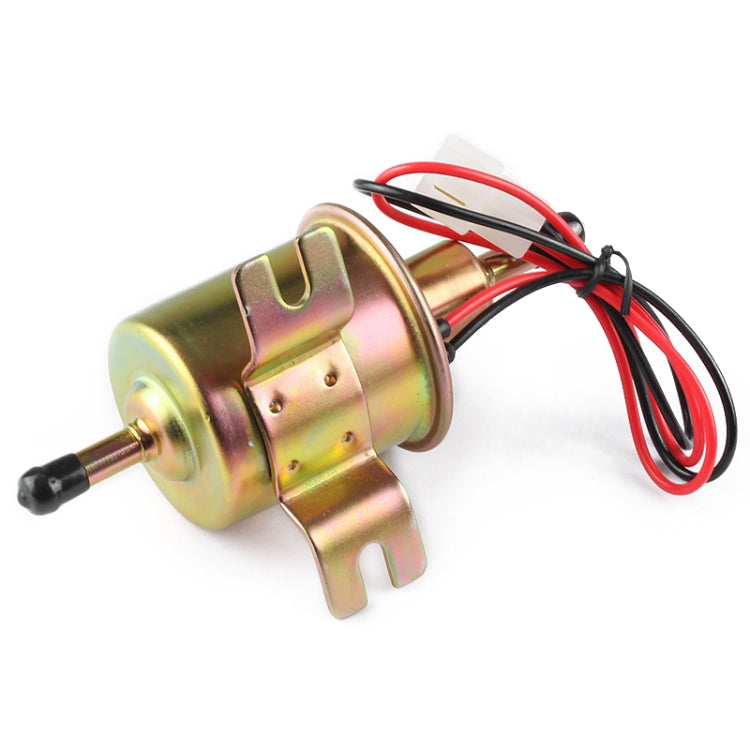 HEP-02A Universal Car 24V Fuel Pump Inline Low Pressure Electric Fuel Pump, 24V (Gold), 24V (Silver)