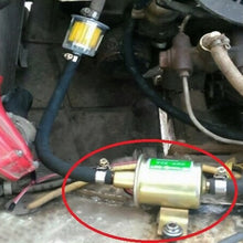 Load image into Gallery viewer, HEP-02A Universal Car 24V Fuel Pump Inline Low Pressure Electric Fuel Pump, 24V (Gold), 24V (Silver)