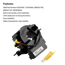 Load image into Gallery viewer, Car Steering Wheel Spiral Cable Clock Spring 5156106AF for Chrysler / Jeep / Dodge 2007-2016, For Chrysler