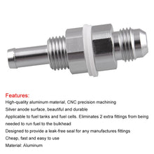 Load image into Gallery viewer, AN6-5/16 Male Flare Bulkhead Hose Barb for Fuel Tank and  Fuel Cell, AN6-5/16