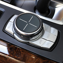Load image into Gallery viewer, Multi-function Knob Modified IDRIVE Button Decorative Cover for BMW 1 2 3 5 Series X1 X3 X5 X6, Seven Button Split Cross