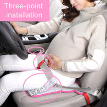 Load image into Gallery viewer, Car Safety Seat Protective Pad with Clip Back Abdominal Belt for Pregnant Woman
