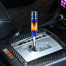Load image into Gallery viewer, Universal Flame Colorful Long Strip Shape Car Gear Shift Knob Modified Shifter Lever Knob, Length: 13cm, Length: 13cm