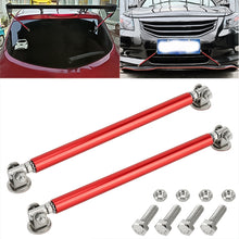Load image into Gallery viewer, 2 PCS Car Modification Adhesive Surrounded Rod Lever Front and Rear Bars Fixed Front Lip Back Shovel, Length: 15cm, 15cm (Silver), 15cm (Red), 15cm (Blue), 15cm (Carbon Fiber Black), 15cm (Colour), 15cm (Black)