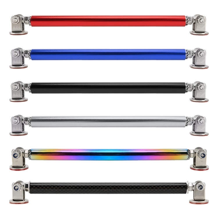 2 PCS Car Modification Adhesive Surrounded Rod Lever Front and Rear Bars Fixed Front Lip Back Shovel, Length: 15cm, 15cm (Silver), 15cm (Red), 15cm (Blue), 15cm (Carbon Fiber Black), 15cm (Colour), 15cm (Black)