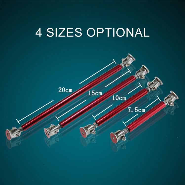 2 PCS Car Modification Adhesive Surrounded Rod Lever Front and Rear Bars Fixed Front Lip Back Shovel, Length: 15cm, 15cm (Silver), 15cm (Red), 15cm (Blue), 15cm (Carbon Fiber Black), 15cm (Colour), 15cm (Black)