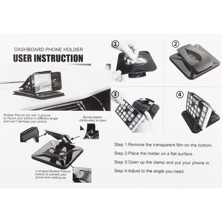 Car Clip Dashboard Mount Holder Cell Phone Holder, Car Clip Dashboard