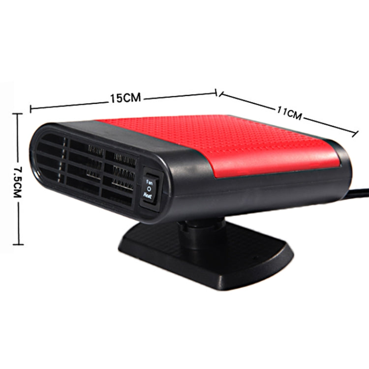 Car Heater Hot Cool Fan Windscreen Window Demister Defroster DC 24V, Ordinary Version, DC 24V, Ordinary Version (Grey), DC 24V, Ordinary Version (Red)