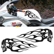Load image into Gallery viewer, Motorcycle Styling Skull Head PVC Sticker Auto Decorative Sticker, D-712