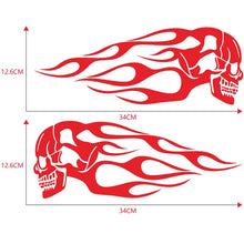 Load image into Gallery viewer, Motorcycle Styling Skull Head PVC Sticker Auto Decorative Sticker, D-712