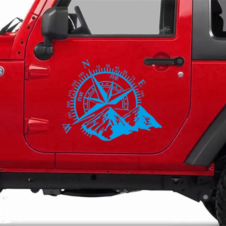 Car Styling Mountain Compass PVC Sticker Auto Decorative Sticker, D-813