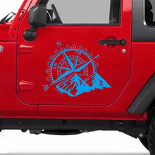 Load image into Gallery viewer, Car Styling Mountain Compass PVC Sticker Auto Decorative Sticker, D-813