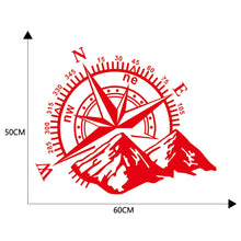 Load image into Gallery viewer, Car Styling Mountain Compass PVC Sticker Auto Decorative Sticker, D-813