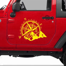 Load image into Gallery viewer, Car Styling Mountain Compass PVC Sticker Auto Decorative Sticker, D-813