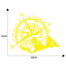 Load image into Gallery viewer, Car Styling Mountain Compass PVC Sticker Auto Decorative Sticker, D-813