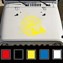 Load image into Gallery viewer, Car Styling Mountain Compass PVC Sticker Auto Decorative Sticker, D-813