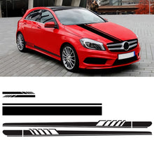 Load image into Gallery viewer, 5 in 1 Car Styling Stripe Hood PVC Sticker Auto Decorative Sticker, D-935