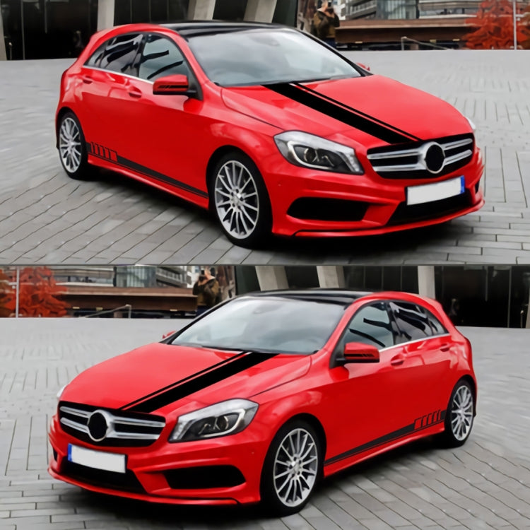 5 in 1 Car Styling Stripe Hood PVC Sticker Auto Decorative Sticker, D-935