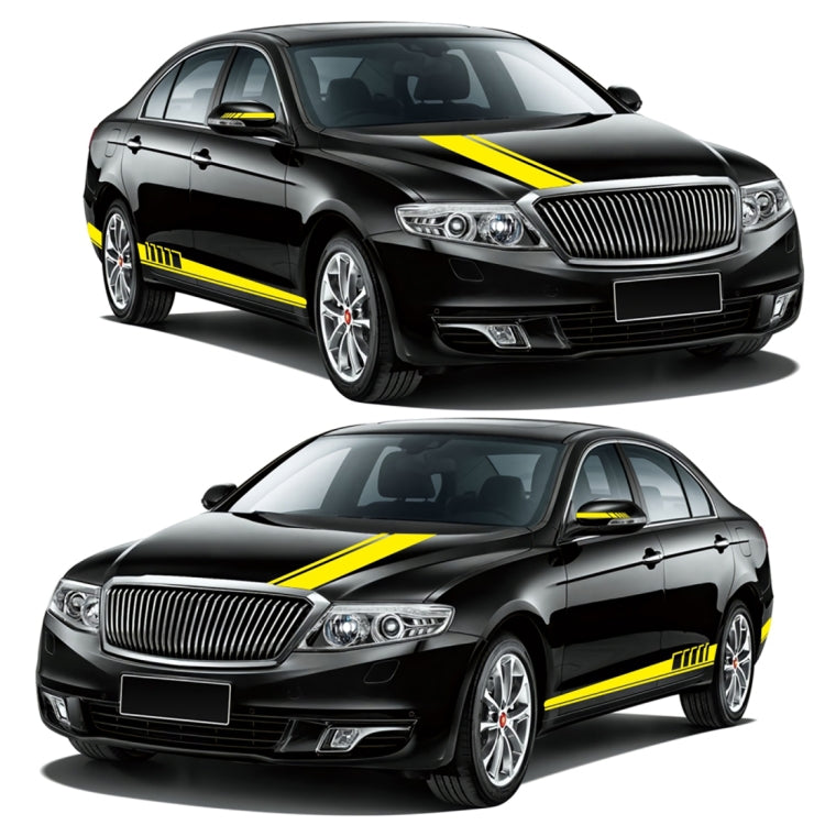 5 in 1 Car Styling Stripe Hood PVC Sticker Auto Decorative Sticker, D-935