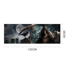 Load image into Gallery viewer, Scythe Death Pattern Horror Series Car Rear Window Decorative Sticker, Size: 135 x 36cm, Size: 135 x 36cm (Scythe Death)