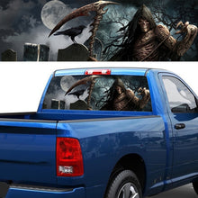 Load image into Gallery viewer, Scythe Death Pattern Horror Series Car Rear Window Decorative Sticker, Size: 168 x 74cm, Size: 168 x 74cm (Scythe Death)