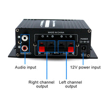 Load image into Gallery viewer, AK170 Car Mini HIFI Amplifier Audio DC 12V, AK170