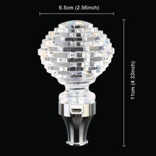 Load image into Gallery viewer, Universal Car Nest Shaped Crystal Gear Head Gear Shift Knob with Light, 4