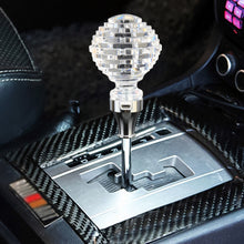Load image into Gallery viewer, Universal Car Nest Shaped Crystal Gear Head Gear Shift Knob with Light, 4