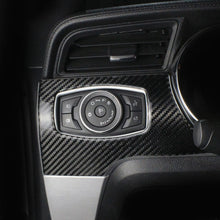 Load image into Gallery viewer, Car Carbon Fiber Headlight Switch Panel Decorative Sticker for Ford Mustang 2015-2020, Headlight Switch