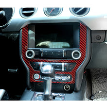 Load image into Gallery viewer, 7 in 1 Car Carbon Fiber Central Control Panel Decorative Sticker for Ford Mustang 2015-2020, Central Control Panel