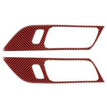 Load image into Gallery viewer, 2 in 1 Car Carbon Fiber Inner Door Handle Decorative Sticker for Ford Mustang 2015-2020, Inner Door Handle