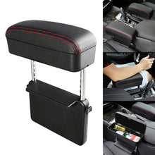 Load image into Gallery viewer, Universal Car PU Leather Wrapped Armrest Box Cushion Car Armrest Box Mat with Storage Box, 1pc(Beige), 1pc(Brown), 1pc(Black), 1pc (Black Red), 1pc(Black White), 1pc(Grey)