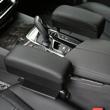 Load image into Gallery viewer, Universal Car PU Leather Wrapped Armrest Box Cushion Car Armrest Box Mat with Storage Box, 1pc(Black), 1pc (Black Red), 1pc(Black White), 1pc(Grey), 1pc(Beige), 1pc(Brown)