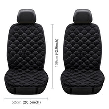 Load image into Gallery viewer, Car 12V Front Seat Heater Cushion Warmer Cover Winter Heated Warm, Double Seat, 12V Double Seat (Black), 21V Double Seat (Coffee), 12V Double Seat (Beige), 12V Double Seat (Red)