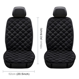 Car 12V Front Seat Heater Cushion Warmer Cover Winter Heated Warm, Double Seat, 12V Double Seat (Black), 21V Double Seat (Coffee), 12V Double Seat (Beige), 12V Double Seat (Red)