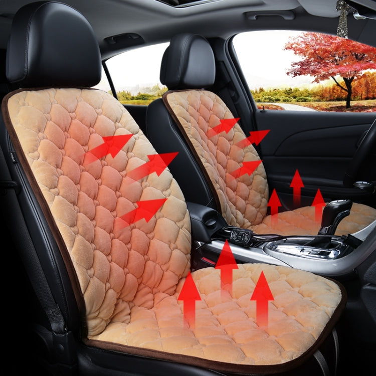 Car 12V Front Seat Heater Cushion Warmer Cover Winter Heated Warm, Double Seat, 12V Double Seat (Black), 21V Double Seat (Coffee), 12V Double Seat (Beige), 12V Double Seat (Red)