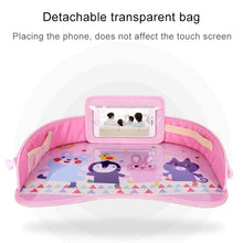 Load image into Gallery viewer, Children Waterproof Dining Table Toy Organizer Baby Safety Tray Tourist Painting Holder with Touch Screen Transparent Bag (Not Allowed to Peek), CRP0966A, CRP0966B, CRP0966C, CRP0966D, CRP0966E, CRP0966F, CRP0966G, CRP0966H, CRP0966J, CRP0966K
