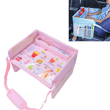 Load image into Gallery viewer, Children Waterproof Dining Table Toy Organizer Baby Safety Tray Tourist Painting Holder  (Pink Food), CRP0968A, CRP0968B, CRP0968C, CRP0968D, CRP0968E, CRP0968F