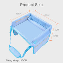 Load image into Gallery viewer, Children Waterproof Dining Table Toy Organizer Baby Safety Tray Tourist Painting Holder  (Pink Food), CRP0968A, CRP0968B, CRP0968C, CRP0968D, CRP0968E, CRP0968F