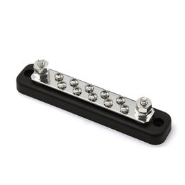 10 Way Power Distribution Bus Bar 10-bit Single Distribution Box for Car / RV / Boat, 10-bit