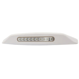 DC 12V 3W 6000K Marine Boat Caravan RV Waterproof LED Spotlights Stair Deck Dome Light Ceiling  Lamp, White Shell