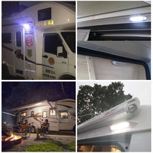 Load image into Gallery viewer, DC 12V 3W 6000K Marine Boat Caravan RV Waterproof LED Spotlights Stair Deck Dome Light Ceiling  Lamp, White Shell