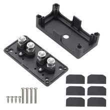 Load image into Gallery viewer, Max DC 48V 200A Heavy-Duty Module Design Bus Bar 4 M10 Terminal Studs Box Busbar for Car / RV / Boat, 200A