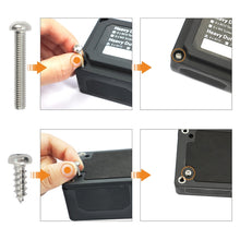 Load image into Gallery viewer, Max DC 48V 200A Heavy-Duty Module Design Bus Bar 4 M10 Terminal Studs Box Busbar for Car / RV / Boat, 200A