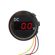 Load image into Gallery viewer, B3612 DC 0-100V IP67 Universal Car / RV / Boat Modified Digital Voltmeter with Cable, Cable Length: 18cm, B3612 Voltmeter