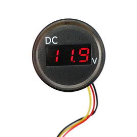 B3612 DC 0-100V IP67 Universal Car / RV / Boat Modified Digital Voltmeter with Cable, Cable Length: 18cm, B3612 Voltmeter