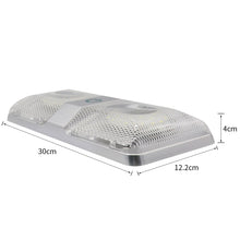 Load image into Gallery viewer, D4376D DC11-18V 6W 6000-6500K IP50 48LEDs SMD-5050 Marine RV Dimmable LED Dome Light Ceiling Lamp, with Touch Control, D4376D