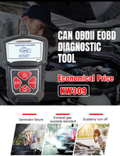 Load image into Gallery viewer, KONNWEI KW309 V309 V310 MS309 Code Reader OBD2 Scanner Diagnostic Tool, KW309